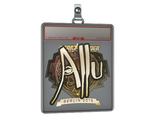 Sticker Slab allu Gold Berlin 2019