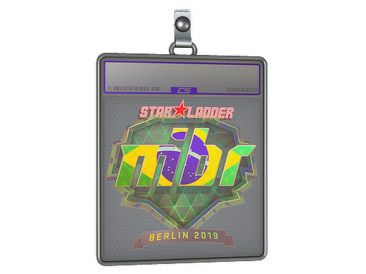 Sticker Slab MIBR Holo Berlin 2019