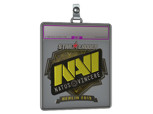 Sticker Slab Natus Vincere Foil Berlin 2019