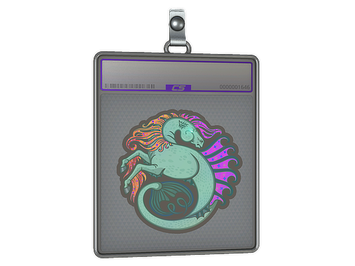 Sticker Slab Hippocamp Holo