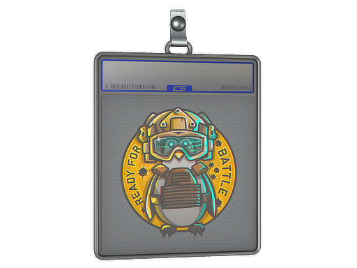 Sticker Slab Ready For Battle