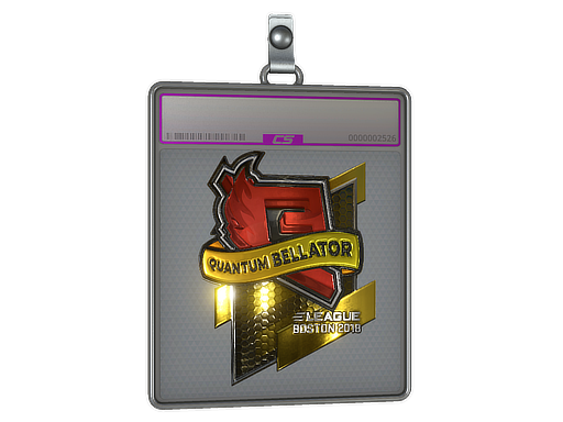 Sticker Slab Quantum Bellator Fire Foil Boston 2018