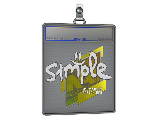 Sticker Slab s1mple Boston 2018