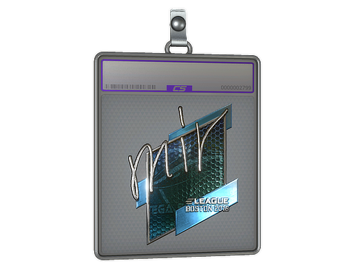 Sticker Slab mir Foil Boston 2018