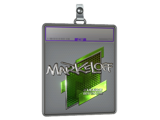 Sticker Slab markeloff Foil Boston 2018
