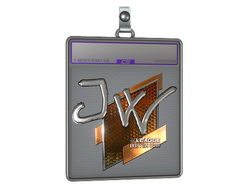 Sticker Slab JW Foil Boston 2018