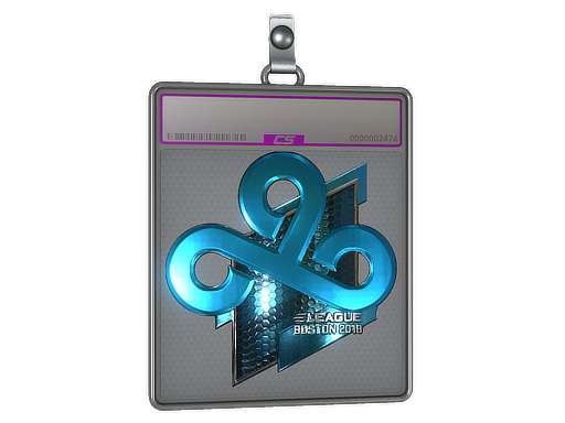 Sticker Slab Cloud9 Foil Boston 2018