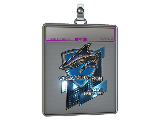 Sticker Slab Vega Squadron Foil Boston 2018