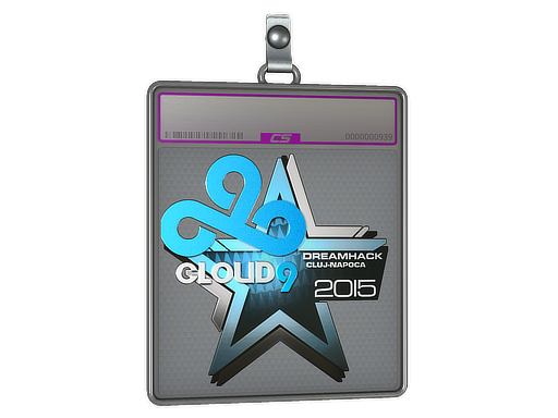 Sticker Slab Cloud9 Foil Cluj-Napoca 2015