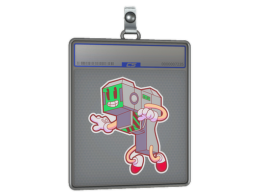 Sticker Slab Retro Zeus