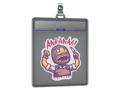 Sticker Slab Angry T
