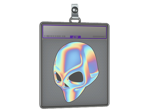 Sticker Slab Chrome Dome Holo