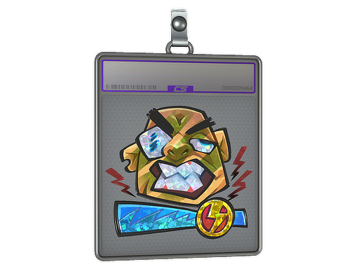 Sticker Slab Overloaded Glitter