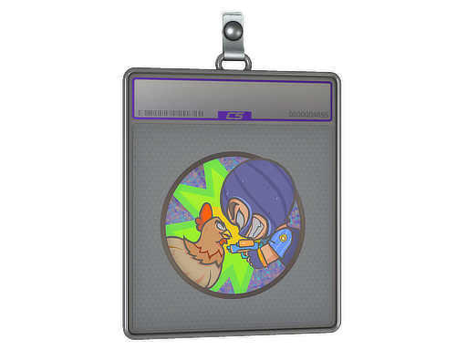 Sticker Slab Eye Contact Holo