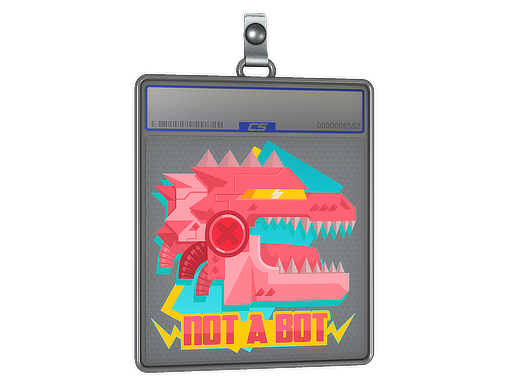 Sticker Slab Not A Bot