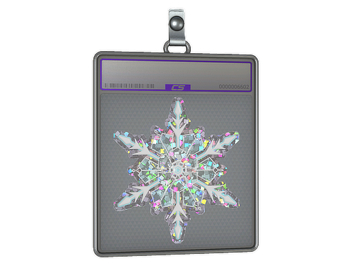 Sticker Slab Snowfall Glitter