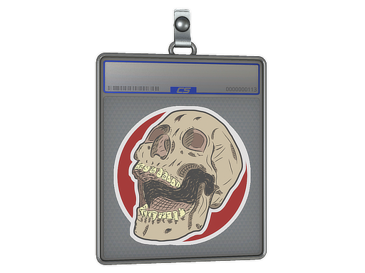 Sticker Slab Rising Skull