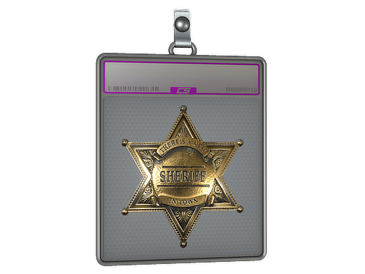 Sticker Slab New Sheriff