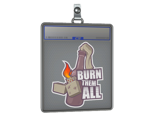 Sticker Slab Burn Them All