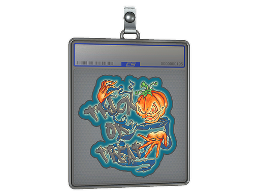 Sticker Slab Trick Or Treat