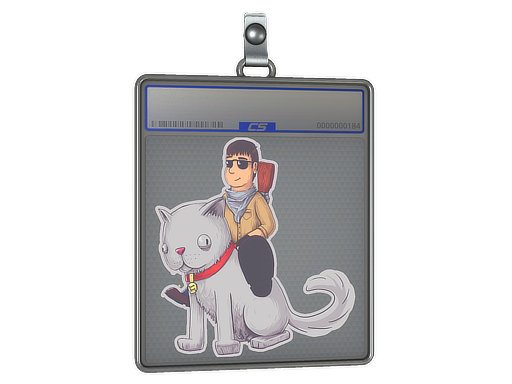 Sticker Slab T On Cat