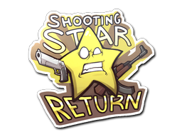 Sticker Shooting Star Return