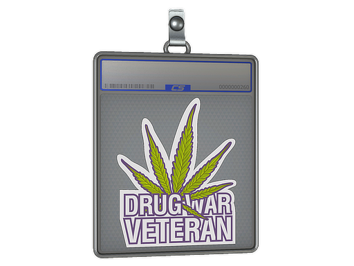 Sticker Slab Drug War Veteran