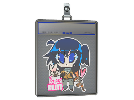Sticker Slab Kawaii Killer Terrorist