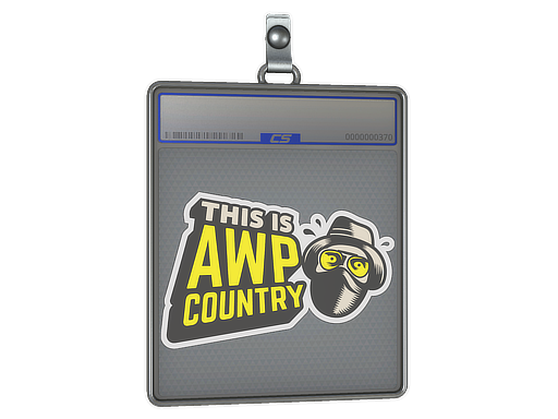Sticker Slab Awp Country