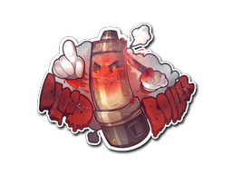 Sticker Blood Boiler