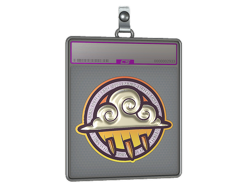 Sticker Slab Bullet Rain