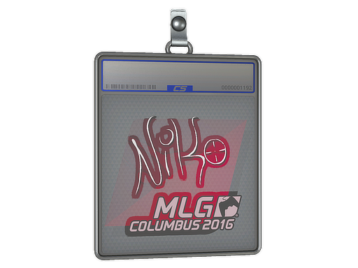 Sticker Slab NiKo MLG Columbus 2016