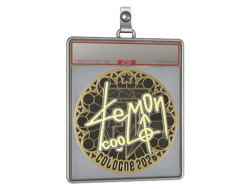 Sticker Slab dem0n Gold Cologne 2026