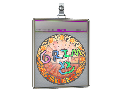 Sticker Slab Grim Holo Cologne 2026
