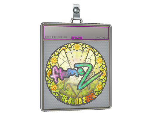 Sticker Slab FlameZ Holo Cologne 2026