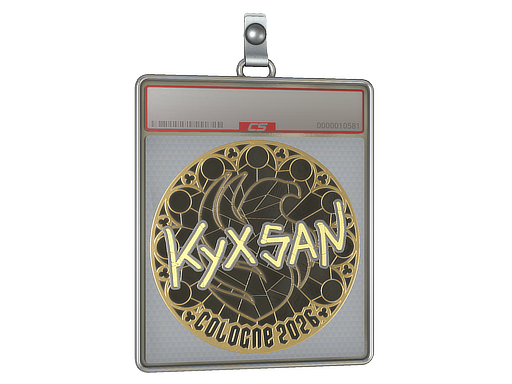 Sticker Slab kyxsan Gold Cologne 2026