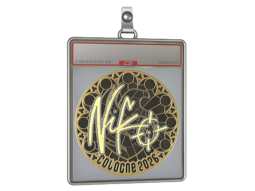 Sticker Slab NiKo Gold Cologne 2026