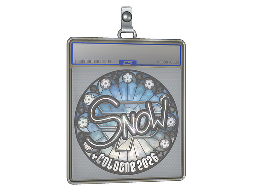 Sticker Slab snow Cologne 2026