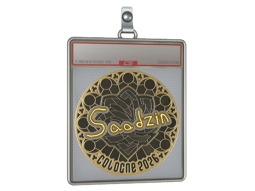 Sticker Slab saadzin Gold Cologne 2026