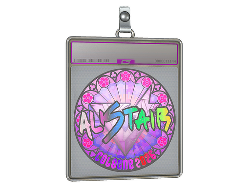 Sticker Slab aliStair Holo Cologne 2026