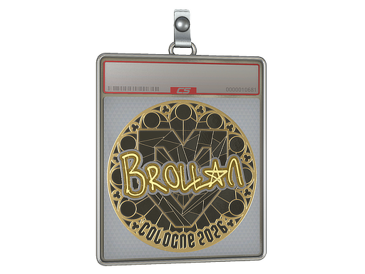 Sticker Slab Brollan Gold Cologne 2026