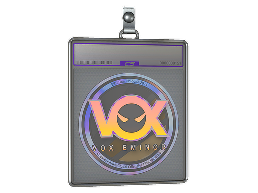 Sticker Slab Vox Eminor Holo Cologne 2014