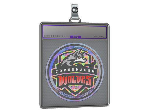 Sticker Slab Copenhagen Wolves Holo Cologne 2014