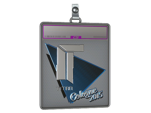 Sticker Slab Titan Foil Cologne 2015