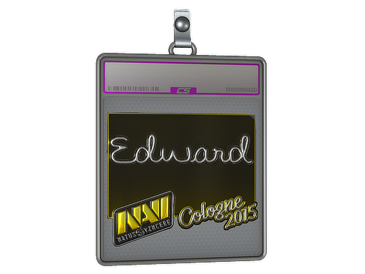 Sticker Slab Edward Foil Cologne 2015