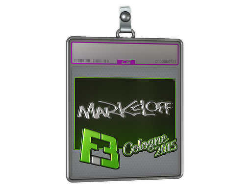 Sticker Slab markeloff Foil Cologne 2015