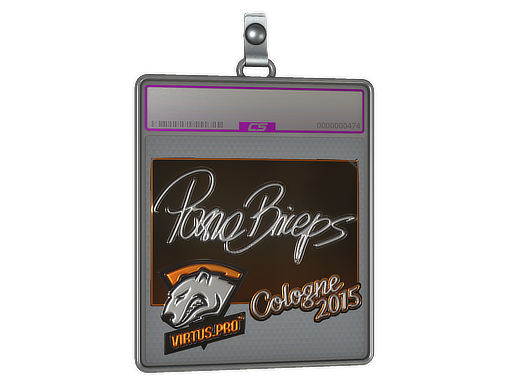 Sticker Slab pashaBiceps Foil Cologne 2015