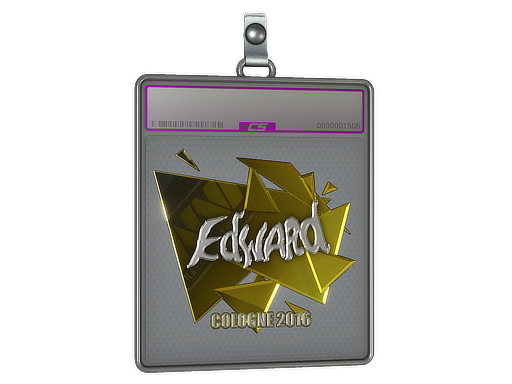 Sticker Slab Edward Foil Cologne 2016