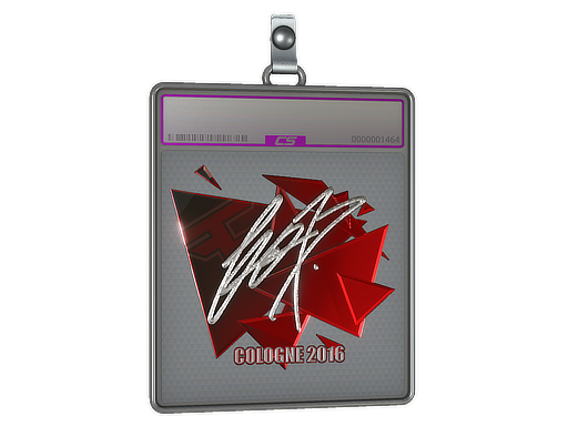 Sticker Slab fox Foil Cologne 2016