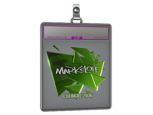 Sticker Slab markeloff Foil Cologne 2016